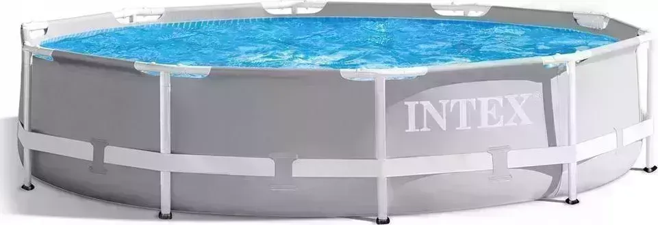 Бассейн каркасный INTEX 427х107см.(фильтр-насос+лестница+тент+подстилка) .(коробке) Арт.26720NP