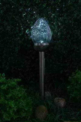 Фонарь INBLOOM пламя на солн,бат,8х42см LED1*бел IP44 1*1,2vNi-MH2/3AA 600mAH 2,1v25мA,мет,пласт,ст 475-294 солн,бат