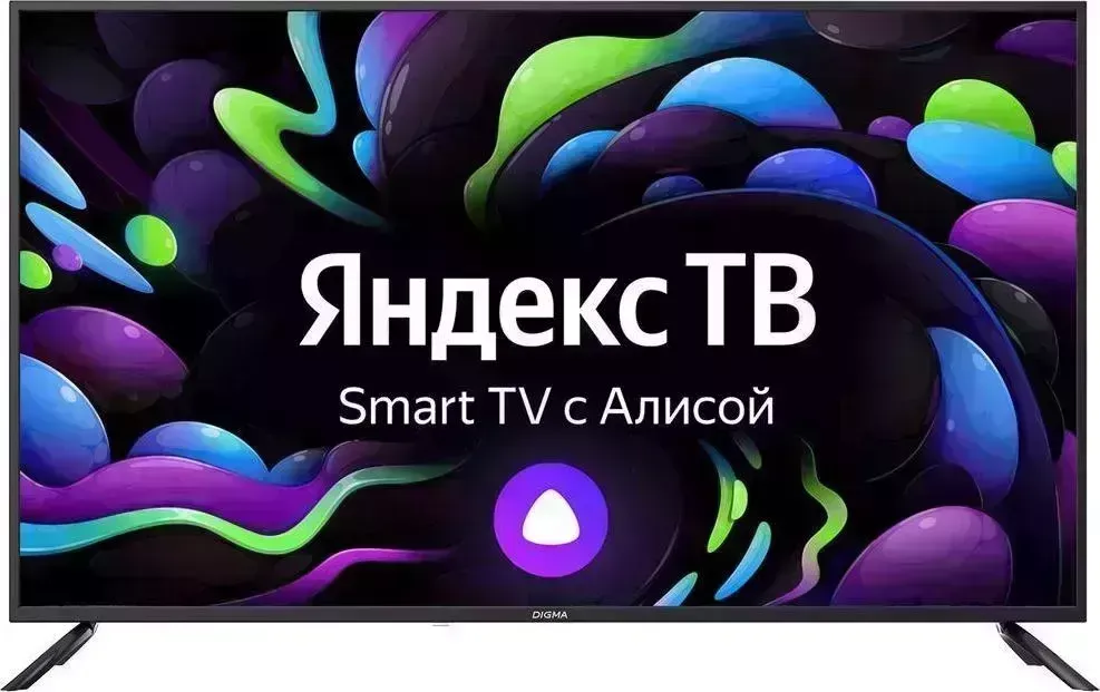 Телевизор DIGMA DM-LED50UBB31 4KUHD Smart ОС Яндекс.ТВ LED- UHD SMART Яндекс