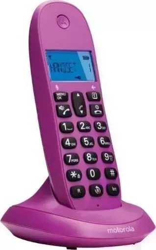 Радиотелефон MOTOROLA C1001LB+ фиолетовый