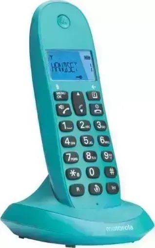 Радиотелефон MOTOROLA C1001LB+ бирюзовый