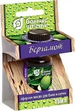 Банные принадлежности БАННЫЕ ШТУЧКИ 30009 Эфирное масло Бергамот 15 мл