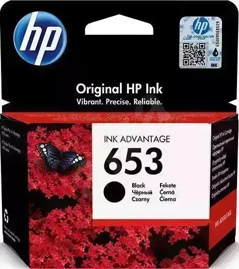 Картридж HP струйный 653 3YM75AE черный (360стр.) (6мл) (3YM75AE)