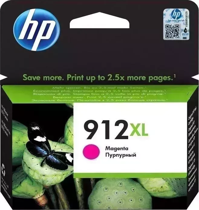 Картридж HP струйный 912XL 3YL82AE пурпурный (825стр.) (3YL82AE)