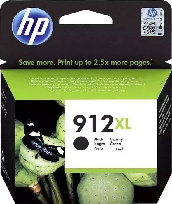 Картридж HP струйный 912XL 3YL84AE черный (825стр.) (3YL84AE)