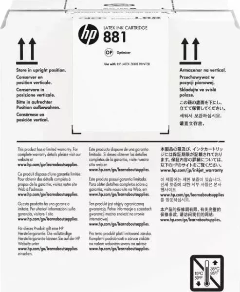 Картридж HP 881 5L Latex Optimizer Ink Cartridge (CR337A)