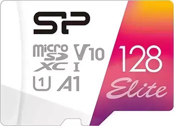 SD карта Silicon Power microSDXC 128Gb Class10 SP128GBSTXBV1V20SP Elite + adapter