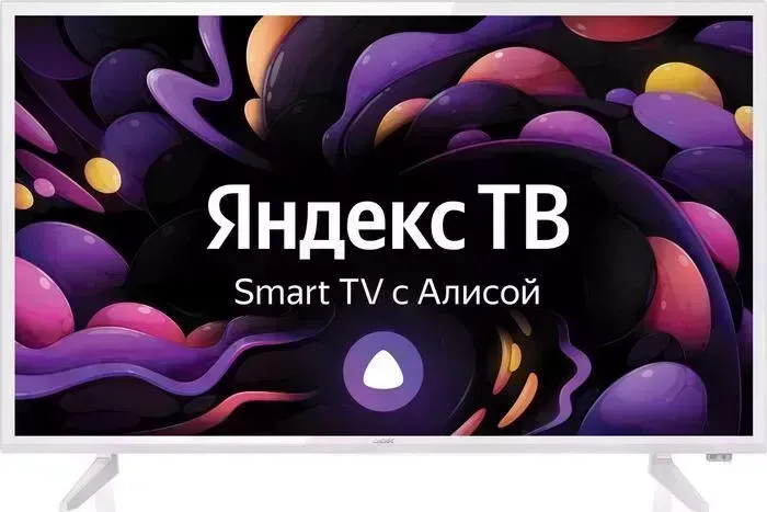 Телевизор BBK 32LEX-7288/TS2C Яндекс.ТВ белый HD 50Hz DVB-T DVB-T2 DVB-C DVB-S DVB-S2 WiFi Smart TV HD 2 2 TV