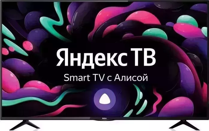 Телевизор BBK 55LEX-8287/UTS2C Яндекс.ТВ черный Ultra HD 50Hz DVB-T2 DVB-C DVB-S2 USB WiFi Smart TV