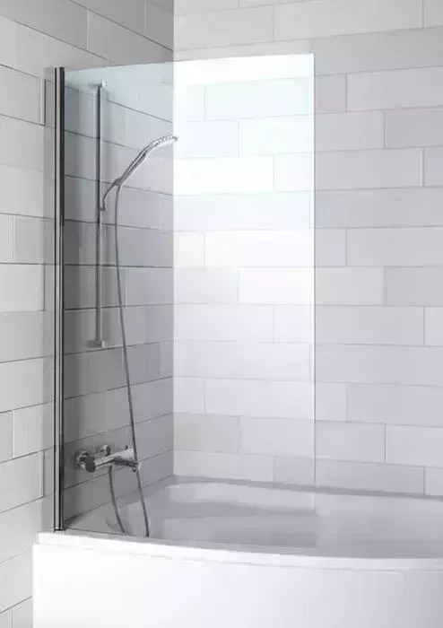 Шторка для ванны RIHO ванной Novik Z108 90х150 Lyra правая, прозрачная, хром (G003039120)