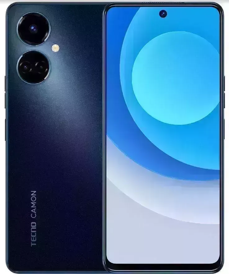 Смартфон TECNO CAMON 19 (CI6N) 6/128GB ECO BLACK /черный
