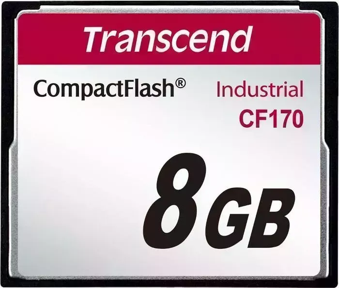 Карта памяти Transcend 8GB, CF Card, MLC, Embedded (TS8GCF170)