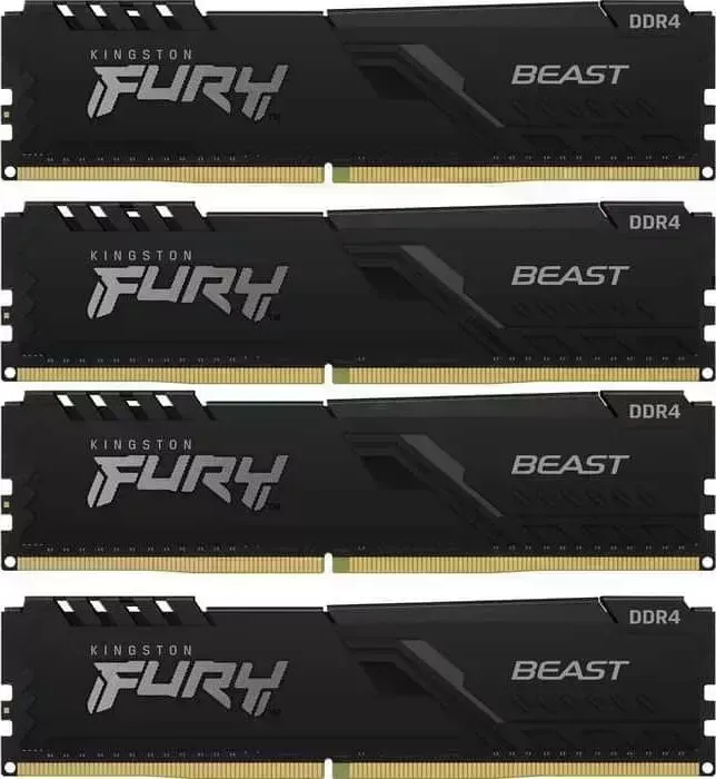 Память оперативная Kingston 128GB DDR4 DIMM FURY Beast Black (KF426C16BBK4/128)