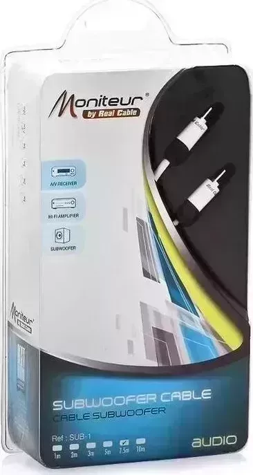 Кабель Real Cable SUB-1, 2m, сабвуферный