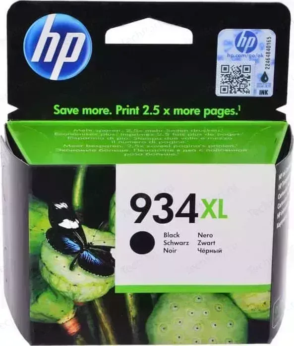 Картридж HP № 934XL (C2P23AE) чёрный 1000 стр.