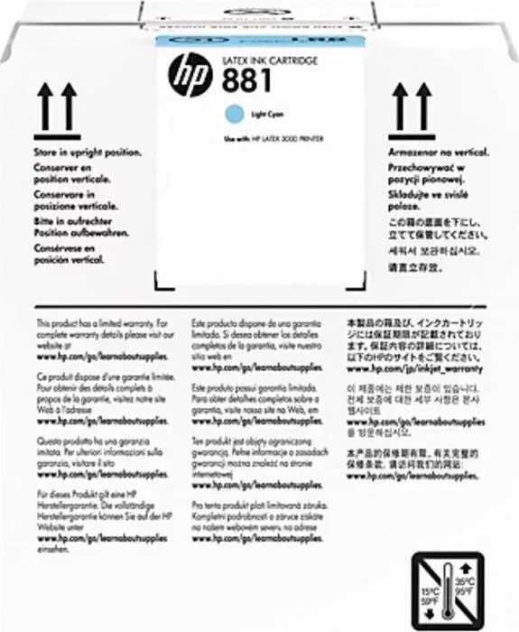 Картридж HP 881 5-Ltr Lt Cyan Latex (CR335A)