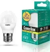 Лампа CAMELION (12028) LED5-G45/830/E27