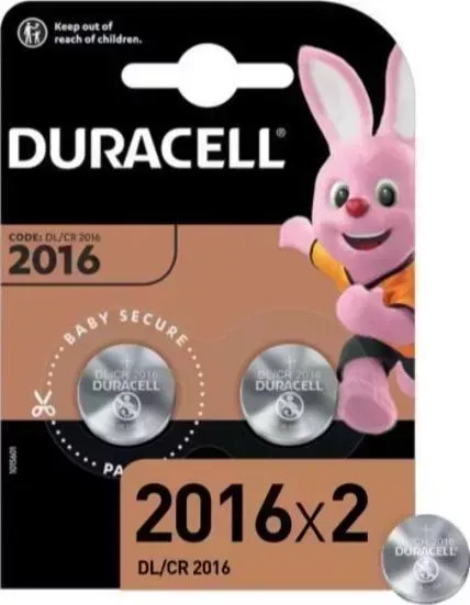 Батарейки DURACELL CR2016-2BL (Б0037271)