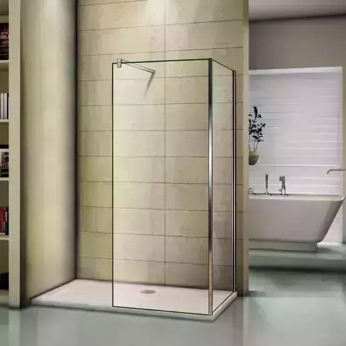 Душевой уголок Good Door Walk-In SP+SP+P 90х90 прозрачный, хром