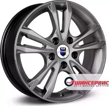 Диск автомобильный КиК Samara R16 / 6.0J PCD 5x114.3 ET 45.00 ЦО 67.10