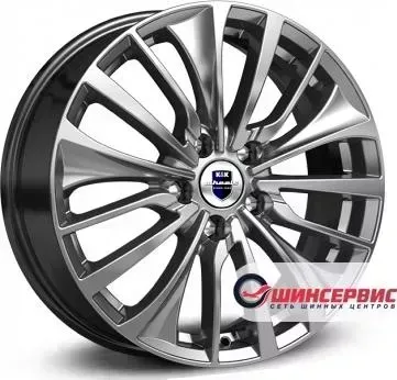 Диск автомобильный КиК Flanker R17 / 6.5J PCD 4x100 ET 45.00 ЦО 67.10