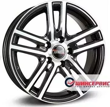 Диск автомобильный Tech Line 529 R15 / 6.0J PCD 5x110 ET 37.00 ЦО 65.10