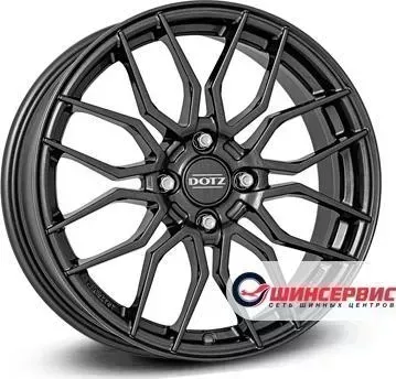 Диск автомобильный Dotz LimeRock grey R17 / 7.0J PCD 4x100 ET 38.00 ЦО 60.10