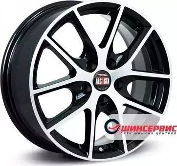Диск автомобильный Alcasta M59 R16 / 6.5J PCD 5x114.3 ET 40.00 ЦО 66.10