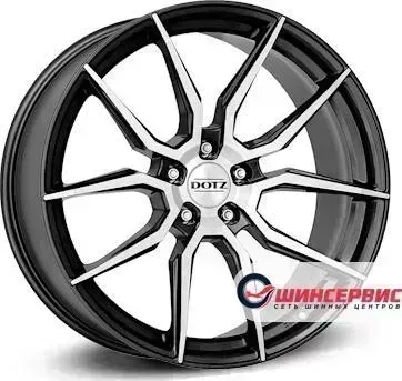 Диск автомобильный Dotz Misano dark R18 / 8.0J PCD 5x108 ET 45.00 ЦО 70.10