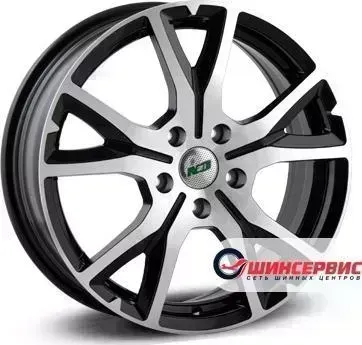 Диск автомобильный N2O Y950 R17 / 7.0J PCD 5x114.3 ET 45.00 ЦО 67.10