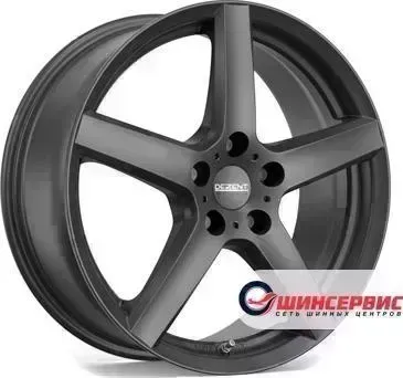 Диск автомобильный Dezent TY graphite TY R15 / 6.0J PCD 4x100 ET 46.00 ЦО 54.10