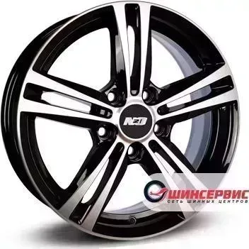 Диск автомобильный N2O V2217 R16 / 6.0J PCD 5x112 ET 43.00 ЦО 57.10