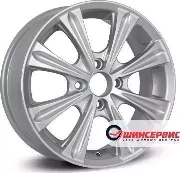 Диск автомобильный Tech Line 523 R15 / 6.0J PCD 4x114.30 ET 45.00 ЦО 56.60
