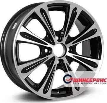 Диск автомобильный Tech Line 523 R15 / 6.0J PCD 4x114.30 ET 45.00 ЦО 56.60