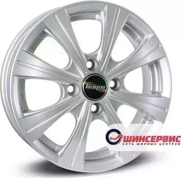 Диск автомобильный Tech Line 423 R14 / 5.5J PCD 4x100 ET 49.00 ЦО 56.60