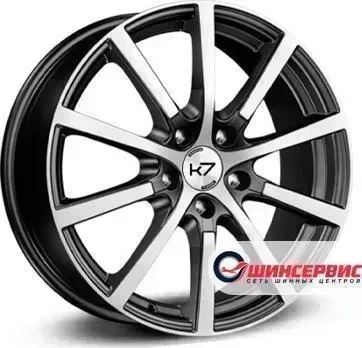 Диск автомобильный K7 K-103 R17 / 7.0J PCD 5x112 ET 50.00 ЦО 57.10