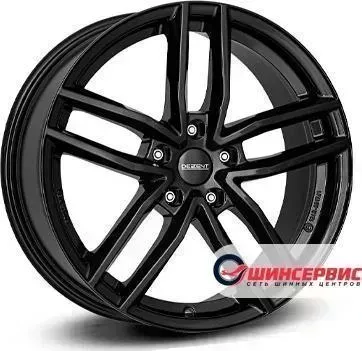 Диск автомобильный Dezent TR black TR R16 / 6.5J PCD 5x114.3 ET 48.00 ЦО 71.60