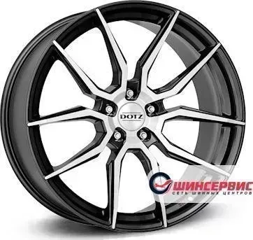 Диск автомобильный Dotz Misano dark R17 / 7.5J PCD 5x112.00 ET 48.00 ЦО 70.10