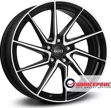 Диск автомобильный Dotz Spa dark R17 / 7.5J PCD 5x112 ET 35.00 ЦО 70.10