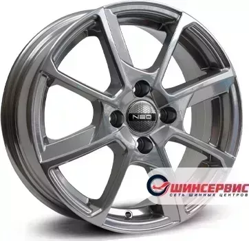 Диск автомобильный NEO 538 R15 / 6.0J PCD 4x100 ET 48.00 ЦО 60.10
