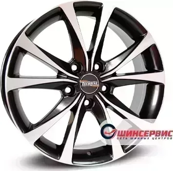 Диск автомобильный Tech Line 734 R17 / 6.5J PCD 5x108.00 ET 50.00 ЦО 63.40