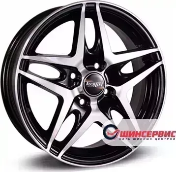 Диск автомобильный Tech Line 630 R16 / 6.5J PCD 5x114.30 ET 38.00 ЦО 67.10