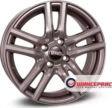 Диск автомобильный Tech Line 529 R15 / 6.0J PCD 4x100 ET 40.00 ЦО 60.10