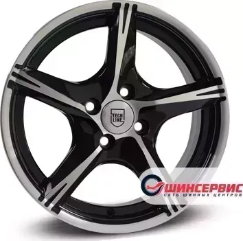 Диск автомобильный Tech Line 528 R15 / 6.0J PCD 4x100 ET 32.00 ЦО 60.10