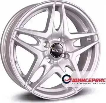 Диск автомобильный Tech Line 430 R14 / 5.5J PCD 4x100.00 ET 43.00 ЦО 60.10