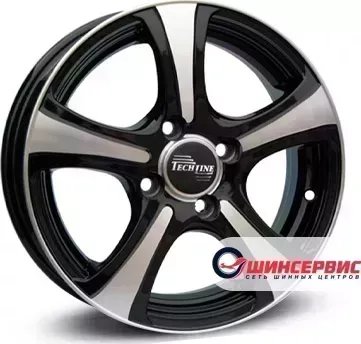 Диск автомобильный Tech Line 405 R14 / 5.0J PCD 4x98 ET 35.00 ЦО 58.60