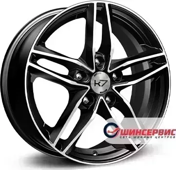 Диск автомобильный K7 K-108 R16 / 6.5J PCD 5x112 ET 46.00 ЦО 57.10
