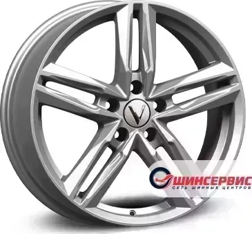 Диск автомобильный Vector B138 R17 / 7.0J PCD 5x108 ET 50.00 ЦО 63.35