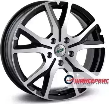 Диск автомобильный N2O Y950 R17 / 7.0J PCD 5x100 ET 48.00 ЦО 56.10