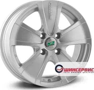 Диск автомобильный N2O Y739 R14 / 6.0J PCD 4x100 ET 43.00 ЦО 60.10